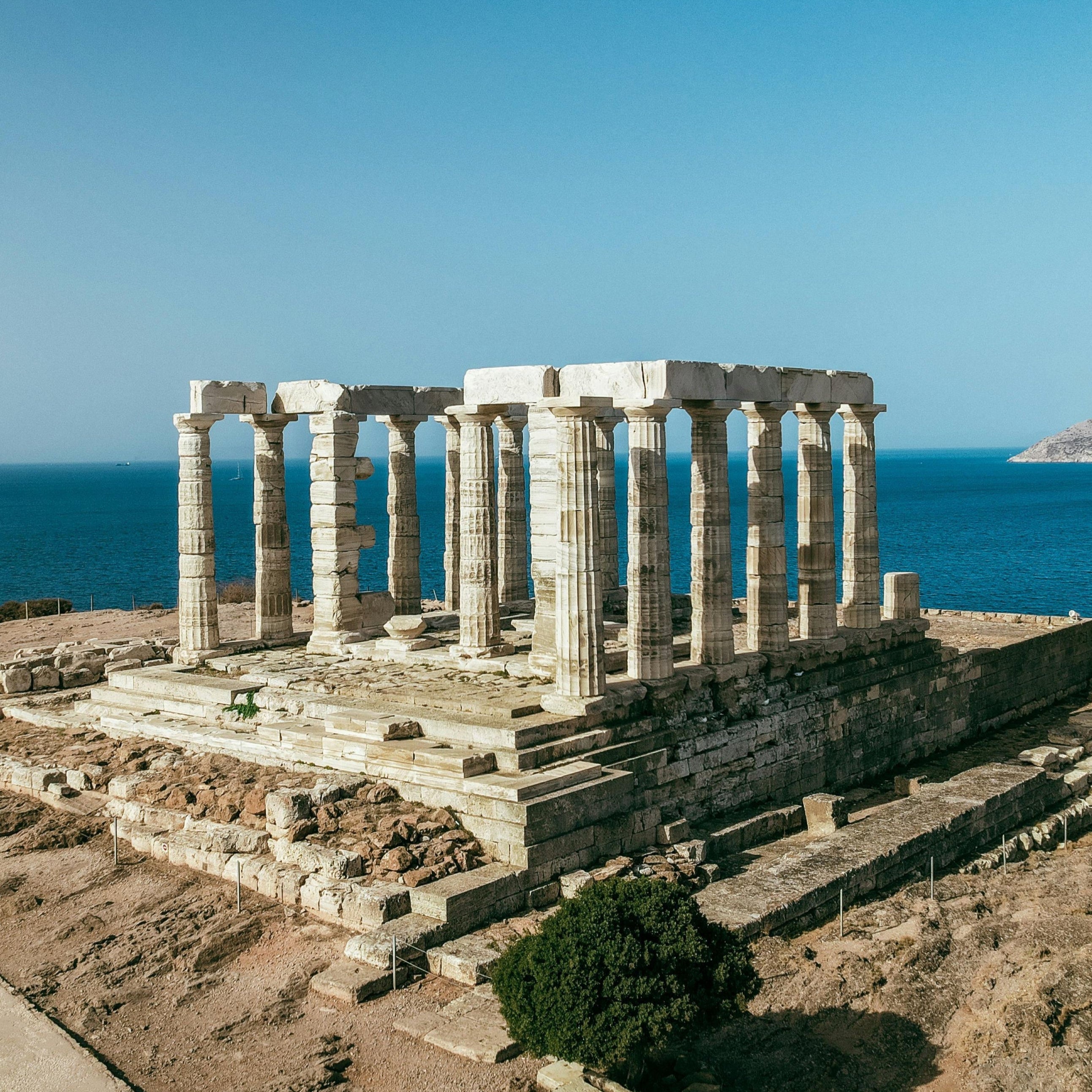 From Athens: Temple of Poseidon Cape Sounion Athens Riviera Half Day Private Tour