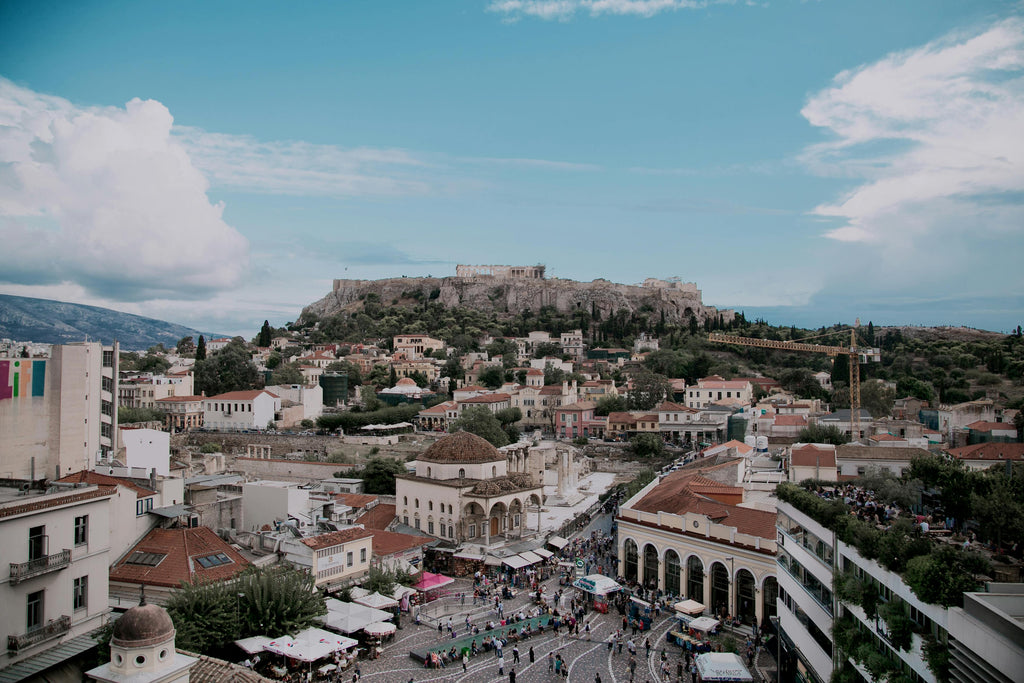 Greek Habits Tour in Athens: Propylaea, Varvakeios Market & Flea Market with Food Tasting