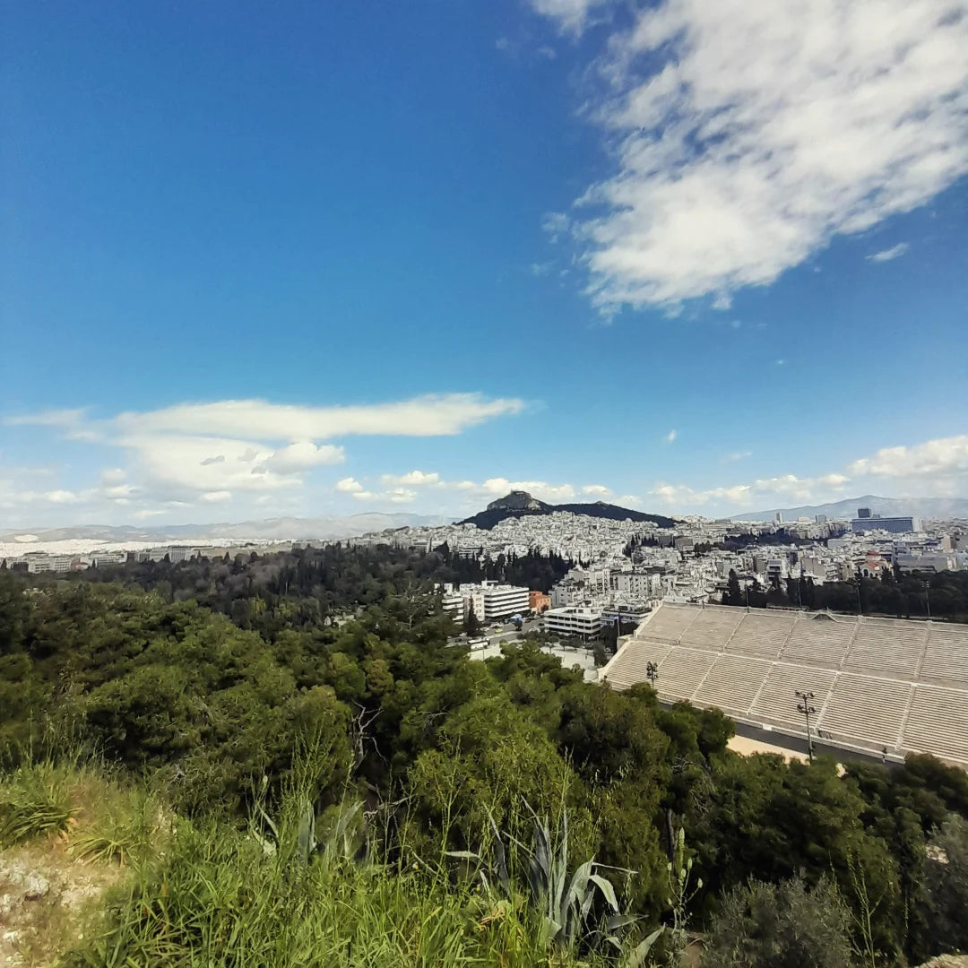 Athens Across the Ages: Panathenaic Stadium, National Garden, Syntagma & local cafe!