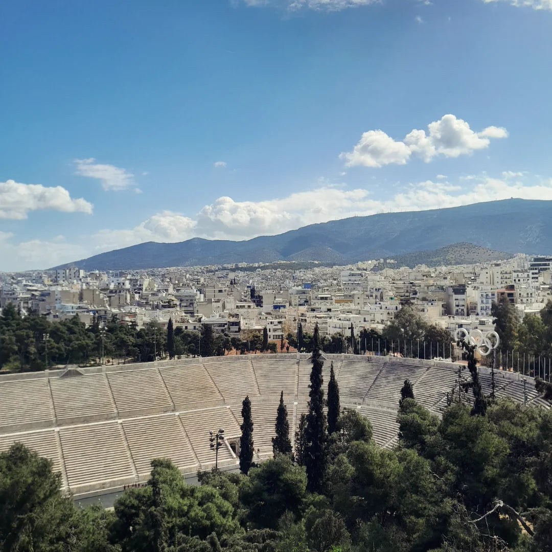 Athens Across the Ages: Panathenaic Stadium, National Garden, Syntagma & local cafe!